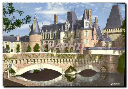 Moderne Karte Maintenon Eure et Loir Le Chateau