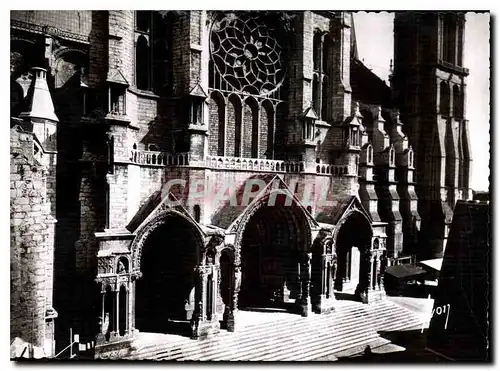 Cartes postales moderne Chartres Eure et Loir La Cathedrale Portail Nord