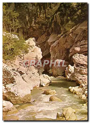 Moderne Karte Gorges du Verdon Alpes de Haute Provence L'Entree du Styx