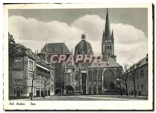 Moderne Karte Bad Aachen Dom