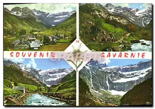 Cartes postales moderne Gavarnie Le village et le Cirque