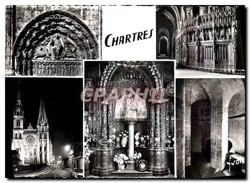 Cartes postales moderne Chartres E et L Vierge du Pilier