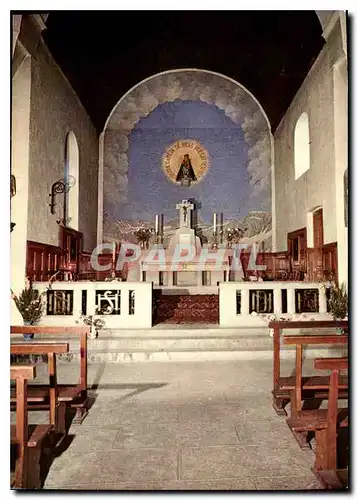 Moderne Karte Hautes Pyrenees Notre Dame de Heas Interieur de la Chapelle