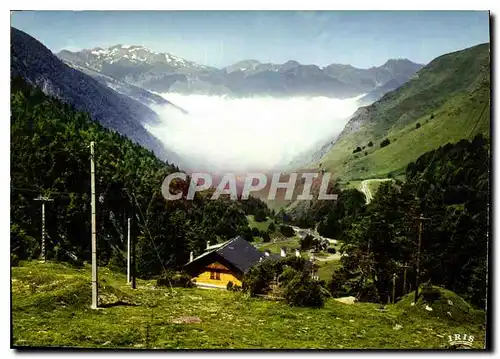 Cartes postales moderne Les Pyrenees Gourette Vue prise sur la Vallee et la Mer de Nuages