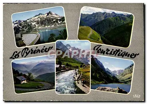 Cartes postales moderne Les Pyrenees Touristiques Barrage de Capdelong route de Luchon a Superbagneres