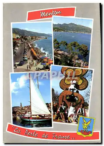 Cartes postales moderne Menton La Perle de France