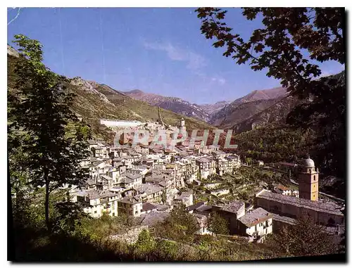 Moderne Karte Tende Alpes Maritimes Centre touristique et climatique de la Vallee de la Roya