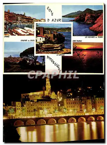 Cartes postales moderne Cote d'Azur Souvenir de la Cote d'Azur