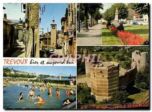 Cartes postales moderne Trevoux hier et aujourd hui