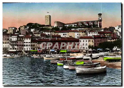 Cartes postales moderne Cannes Le Suquet Bateaux de peche