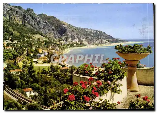 Cartes postales moderne Menton AM Vue sur Garavan