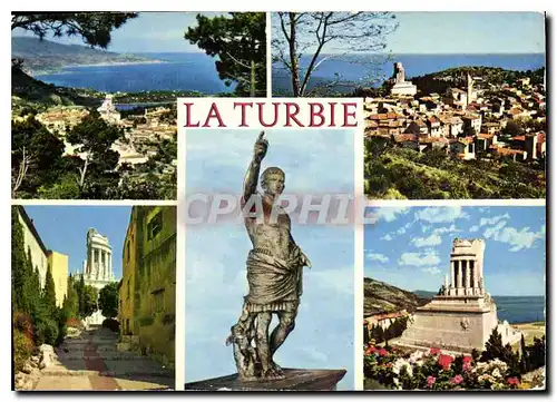 Cartes postales moderne La Turbie et son Trophee eleve 5 ans avant en l'Honneur de l'empereur Auguste