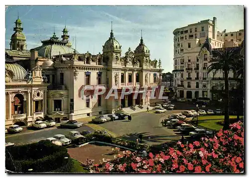 Cartes postales moderne La Cote d'Azur Monte Carlo Le Casino et l'Hotel de Paris