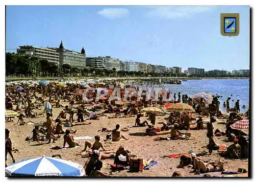 Cartes postales moderne Cannes Plage de la Croisette