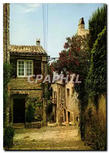 Moderne Karte Haut de Cagnes Vieille rue