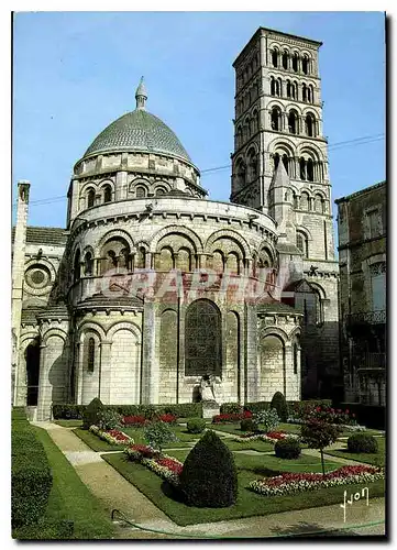 Moderne Karte Angouleme Charente La Cathedrale Saint Pierre et ses Jardins