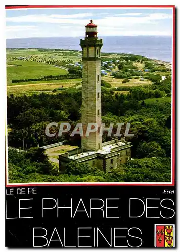 Moderne Karte Ile De Re Re Le Phare des Baleines