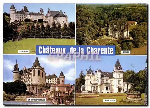 Cartes postales moderne Chateaux de la Charente