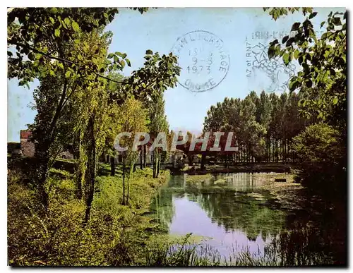 Moderne Karte Environs d'Angouleme Charente Sources de la Touvre