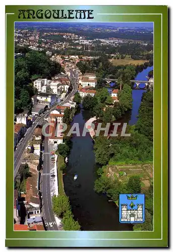 Cartes postales moderne Angouleme Charente Bord de Charente a la Porte d'Angouleme