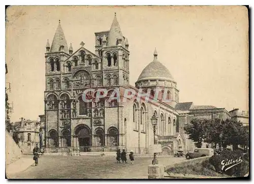 Moderne Karte Angouleme Cathedrale Saint Pierre Romano Byzantine XII