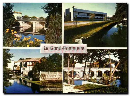 Moderne Karte Le Gond Pontouvre Charente