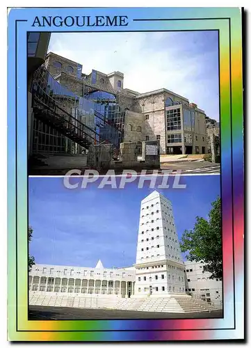 Cartes postales moderne Angouleme Charente Le CNBDI Centre National de la Bande Dessinee et de l'Image et le lycee de l'