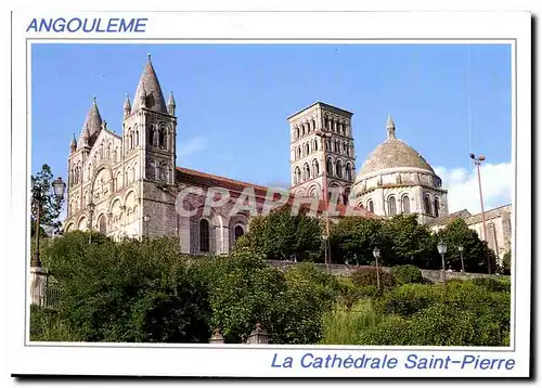 Moderne Karte Angouleme La Cathedrale Saint Pierre