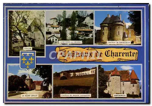 Moderne Karte Chateaux de Charente