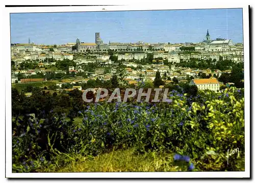 Moderne Karte Angouleme Charente Vue generale