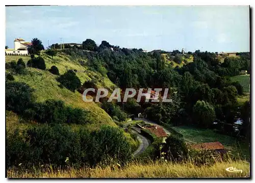 Moderne Karte Ruffec Charente La Vallee de la Charente aux Touches de Barro pres de Ruffec