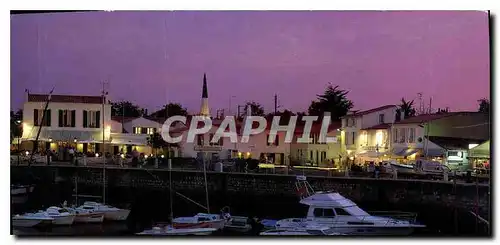 Cartes postales moderne Ile De Re Ars Ch Mme Le port illumine