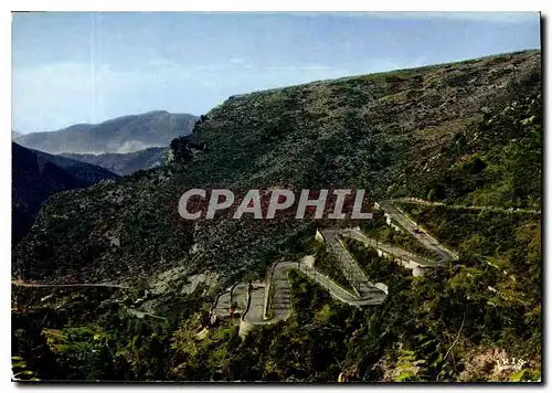 Cartes postales moderne Env de Sospel Les Lacets du Col de Braus