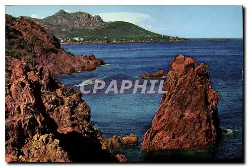 Cartes postales moderne Cote d'Azur La Corniche d'Or L'Esterel et ses roches rouges