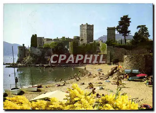 Moderne Karte La Cote d'Azur inoubliable La Napoule Le Chateau la Plage
