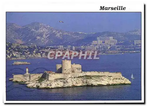 Moderne Karte Marseille Bouches du Rhone Le Chateau d'If