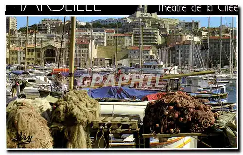 Cartes postales moderne Marseille Le Vieux Port Theatre de la Criee