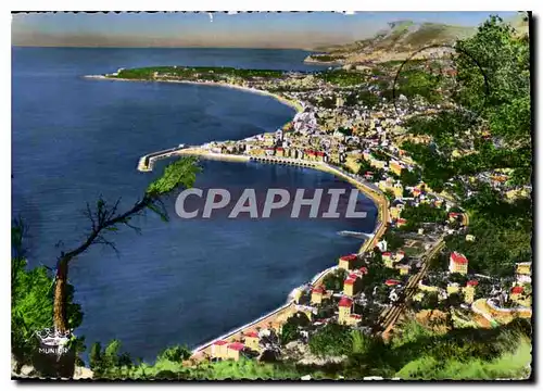 Cartes postales moderne Menton Vue generale le Cap Martin et Monaco Monte Carlo