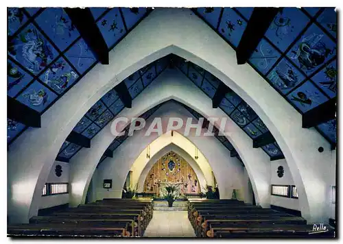 Cartes postales moderne Les Alpes Maritimes Valberg Sanctuaire de Notre Dame des Neiges L'Interieur