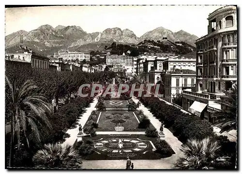 Cartes postales moderne Menton Le Jardin Public