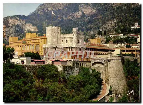 Cartes postales moderne La Cote d'Azur miracle de la nature Principaute de Monaco Le Palais du Prince