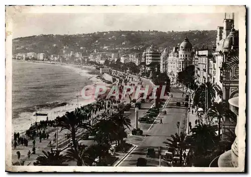 Moderne Karte La Cote d'Azur Nice Promenade des Anglais