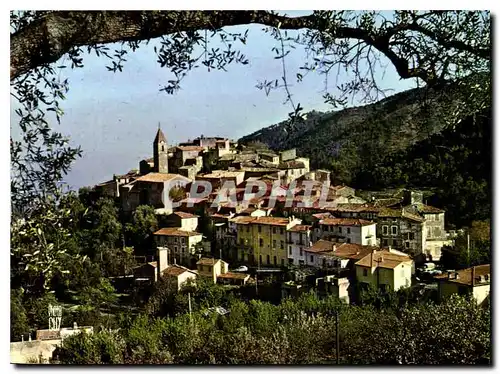 Moderne Karte Gorbio Alpes Maritimes Charmant Village de Menton