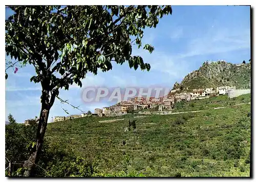 Cartes postales moderne La Cote d'Azur Sainte Agnes Le Village du littoral le plus haut d'Europe de la mer Vue generale