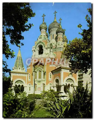 Moderne Karte Cathedrale Orthodoxe Russe de Nice