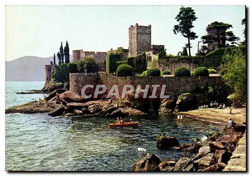 Moderne Karte La Cote d'Azur La Napoule Plage Le Chateau