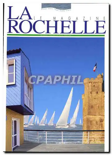Cartes postales moderne La Rochelle Magazine du bleu dans tous les kiosques