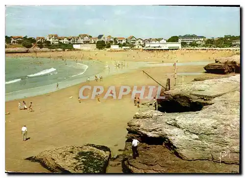 Moderne Karte La Cote de Beaute Royan Charente Maritime La Plage et le Casino de Pontaillac