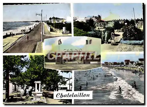 Cartes postales moderne Chatelaillon La Digue et le Casino Parc Municipal Entree du Casino