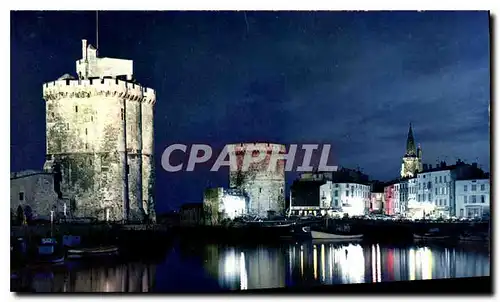 Cartes postales moderne En Aunis La Rochelle Charente Maritime Le Port Tours Saint Nicolas de la Chaine et des Quatre Se